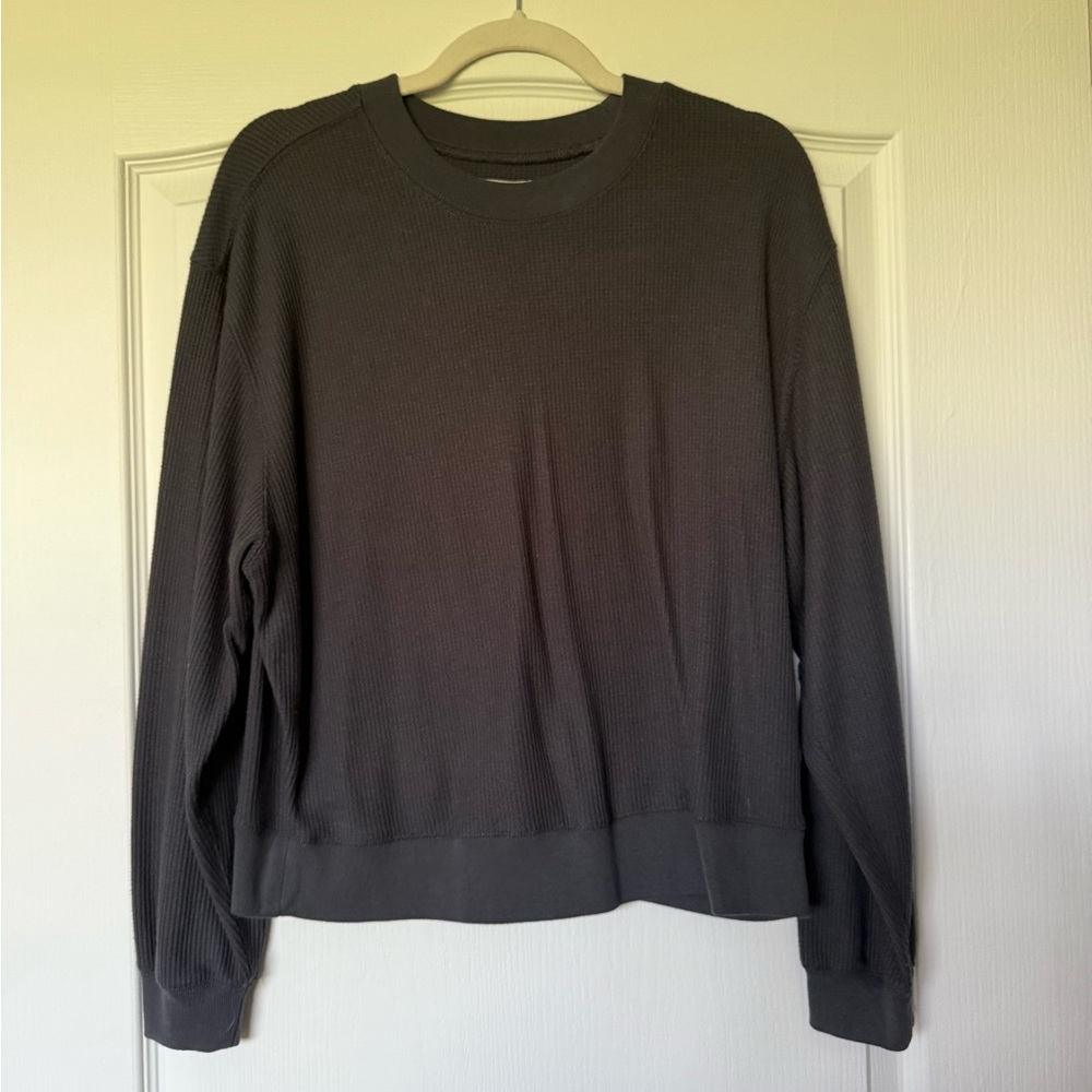 Abercrombie & Fitch Charcoal Ribbed Sweater